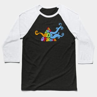 The Dark Side Of Colors Baseball T-Shirt